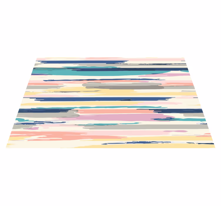 Dungi abstracte acuarelă dungi covor - TenStickers