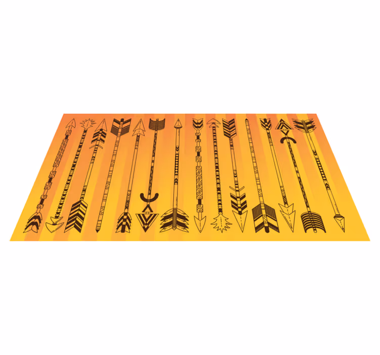 Covor de vinil etnic model de săgeți tribal - TenStickers