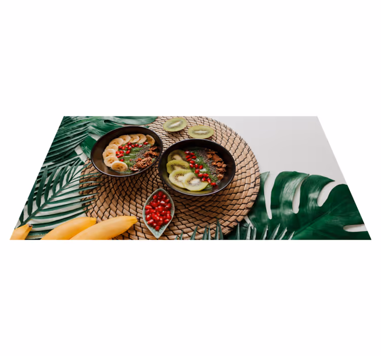 Covor sanatos de fructe bucatarie vinil - TenStickers