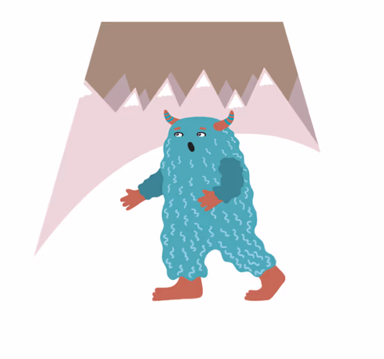 Alții covor de vinil personaj monstru nordic - TenStickers