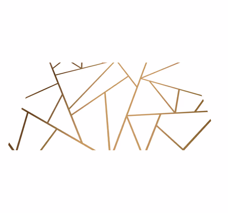 Marmură forme geometrice covor de vinil de bucătărie - TenStickers