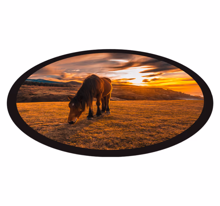 Apus cal frumos animal covor - TenStickers