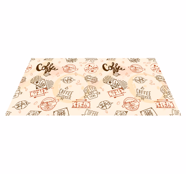 Covoare de bucatarie model cafea vintage - TenStickers
