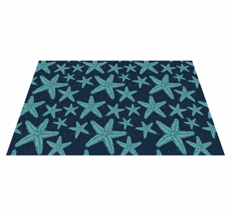 Pardoseală de baie cu stele de mare bluetones - TenStickers