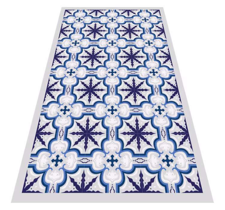 Covor floral vinil vintage beija - TenStickers