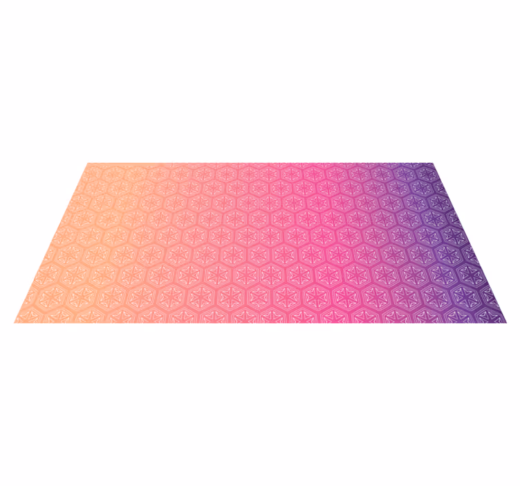 Covor de țiglă ombre roz - TenStickers