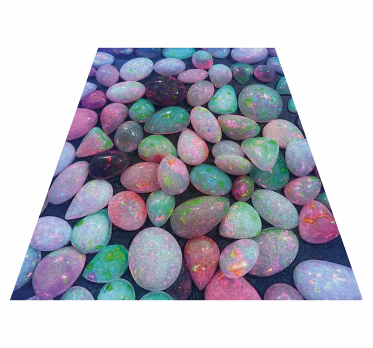 Covor de vinil efect de piatră pietricică colorată - TenStickers