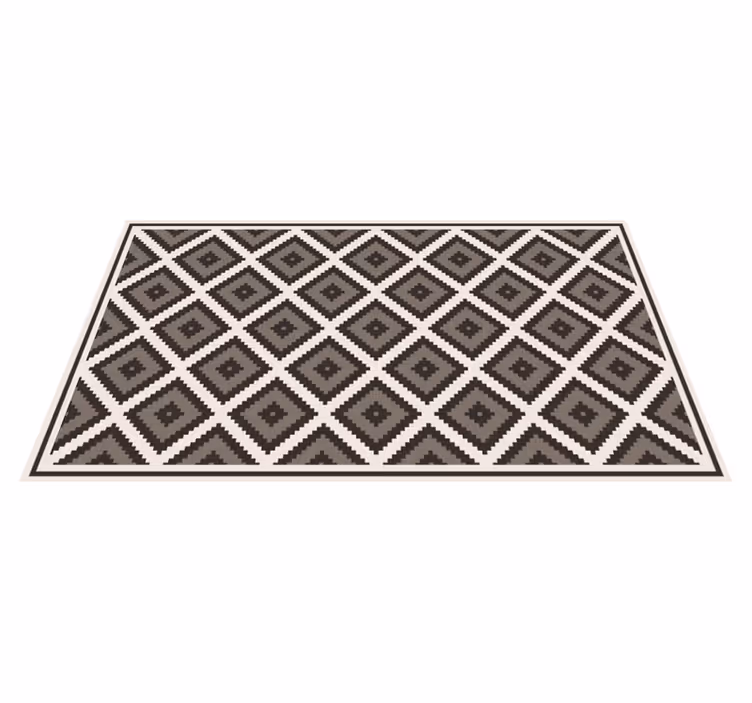Covor de vinil geometric conceptul de diamant - TenStickers