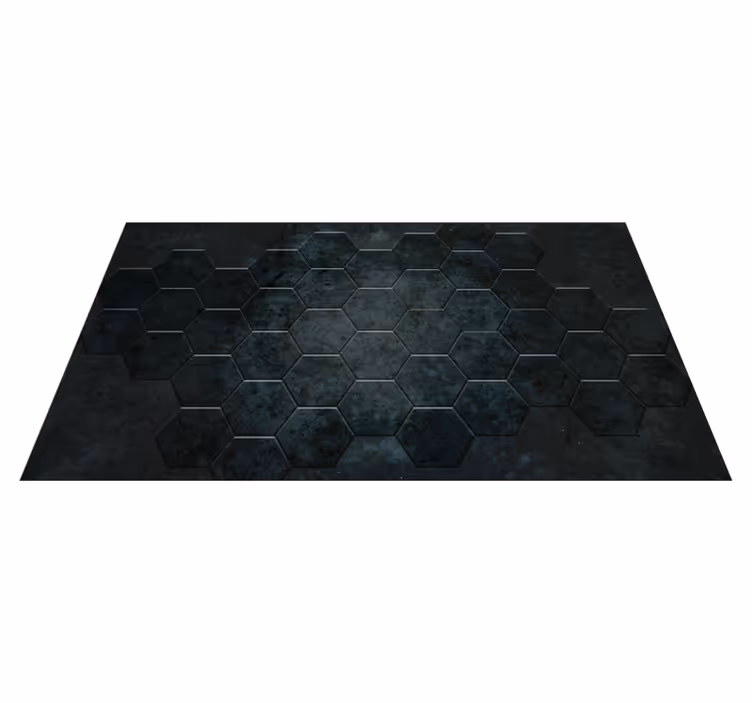 Covor vinil efect de țiglă model hexagonal - TenStickers