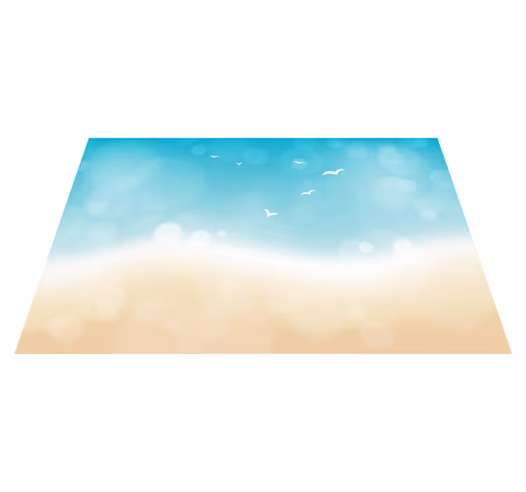 Covor de vinil natură cu efect de plajă - TenStickers