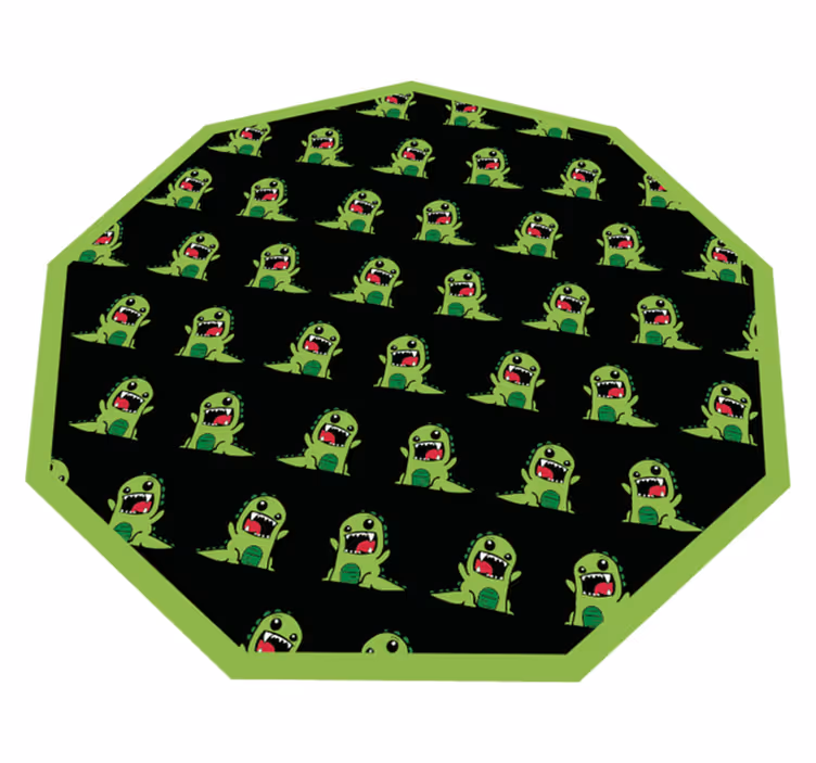 Covor de vinil pentru copii cu model de creaturi animate - TenStickers