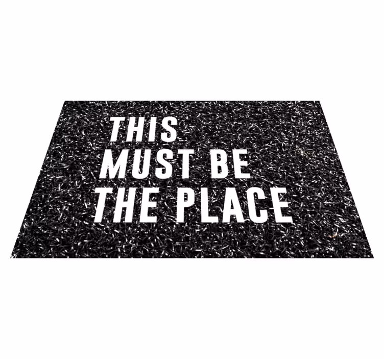 Covor vinil hol intrare locul perfect - TenStickers