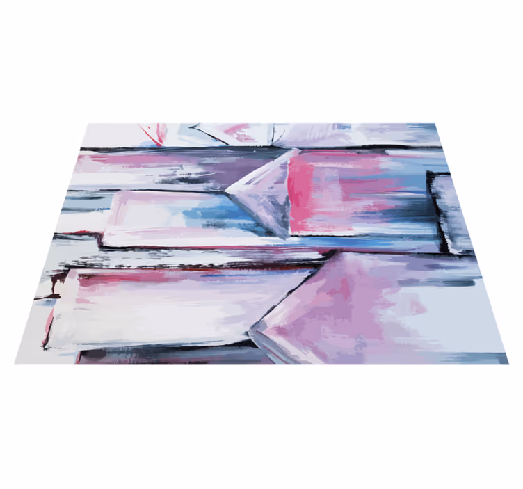 Covor din vinil straturi abstracte de culoare - TenStickers