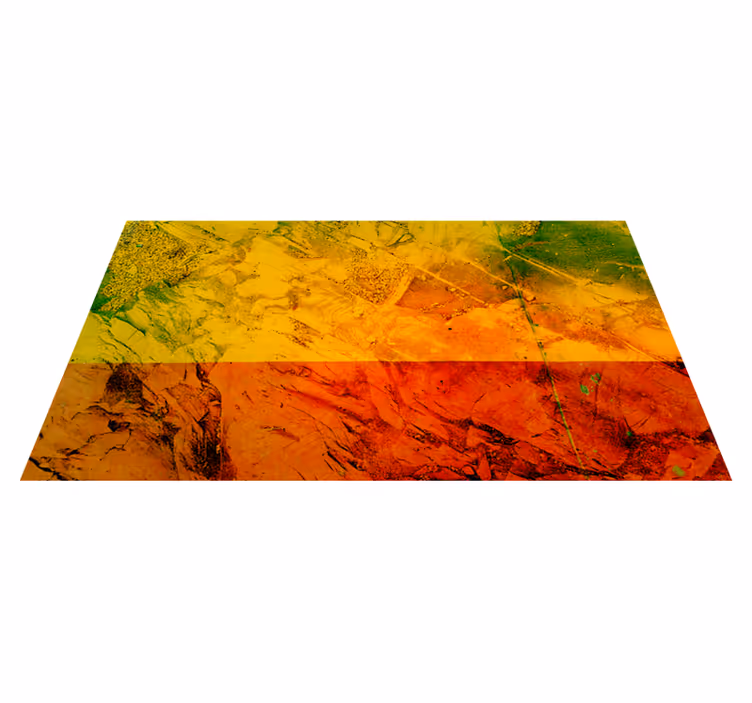 Covor de vinil texturat straturi de culori calde - TenStickers
