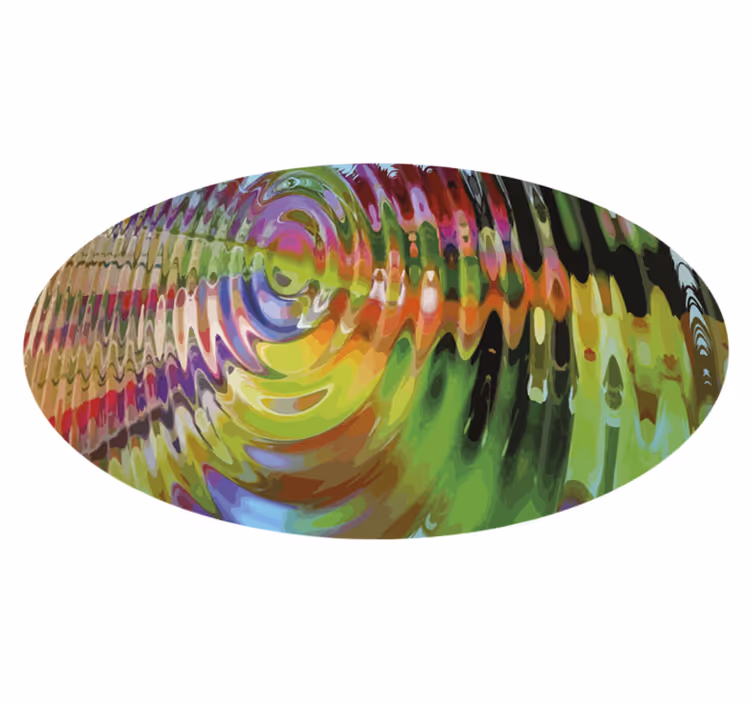 Covor modern multicolor concentric - TenStickers
