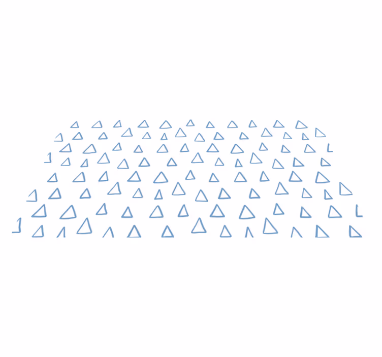 Covor de vinil geometric design cu model triunghiular - TenStickers