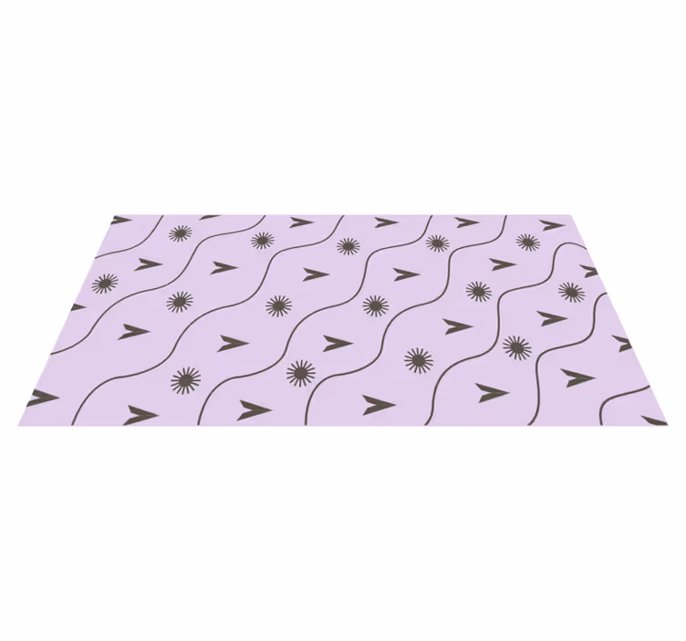 Covoare geometrice în stil nordic roz și gri - TenStickers
