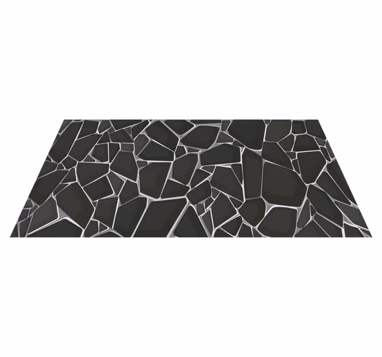 Covoare geometrice cu textură de beton gri - TenStickers