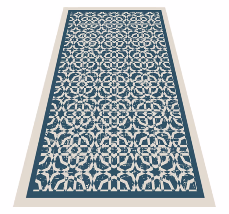 Covor vinil dormitor stil cu modele complicate - TenStickers