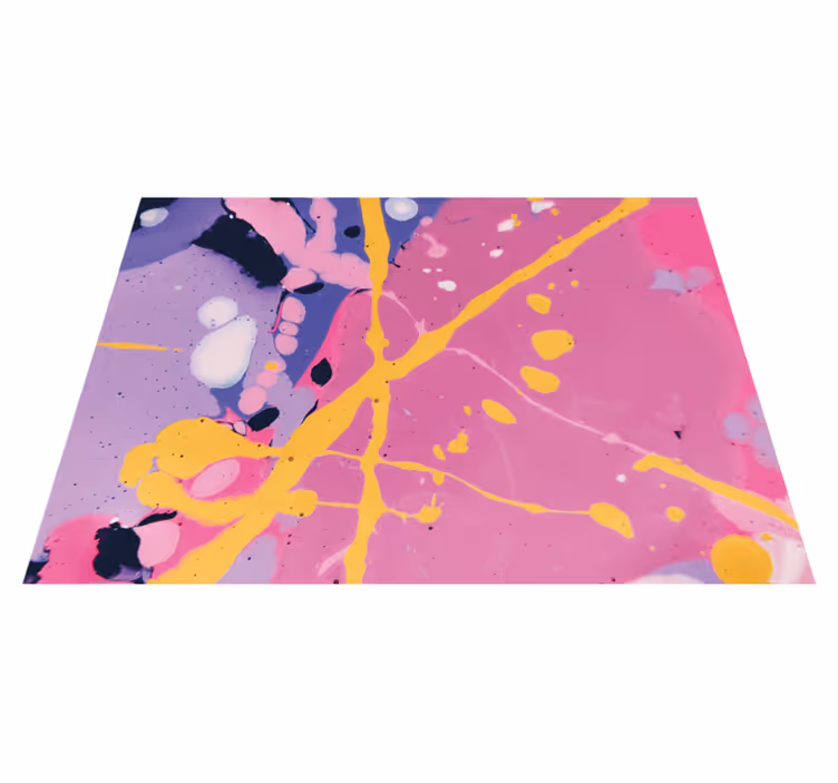 Covor de vinil texturat stropi abstracte colorate - TenStickers