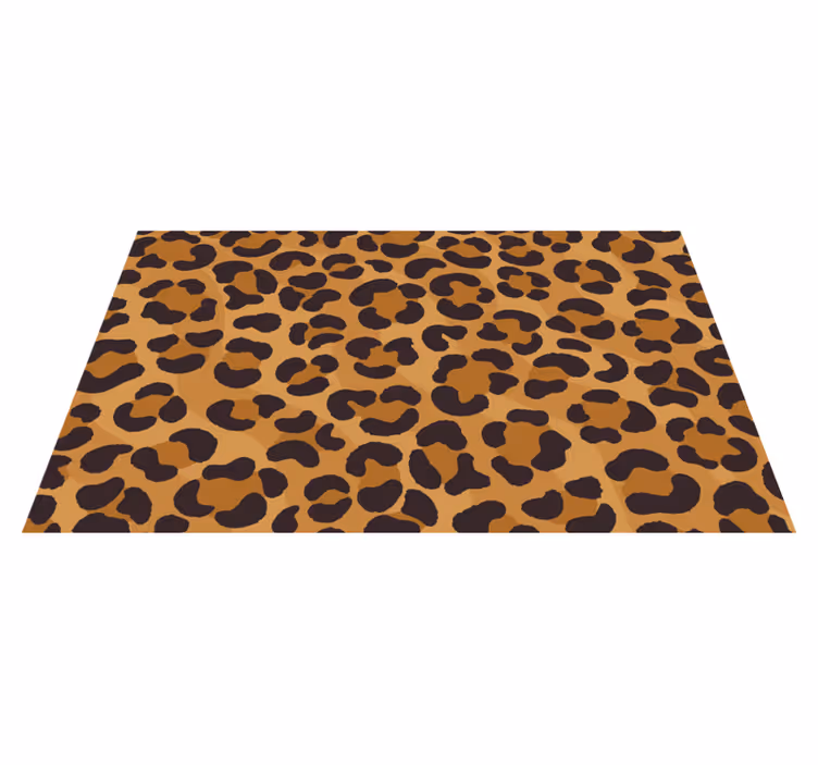 Covor din vinil cu imprimeu animal piele jaguar - TenStickers