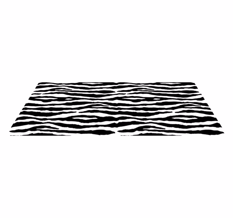 Covor de vinil cu dungi zebra dungi - TenStickers