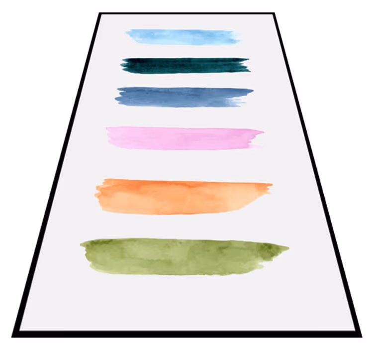 Covor vinil minimalist dungi de acuarelă - TenStickers