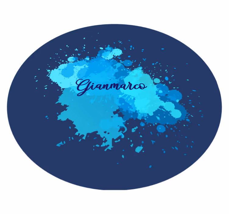 Covor albastru vinil pentru adolescenți - TenStickers