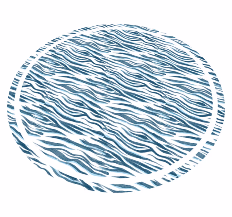 Covor vinil print animalier val zebră elegant - TenStickers