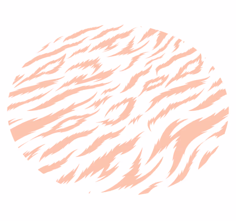 Covor vinil print animalier motiv cu dungi de tigru - TenStickers