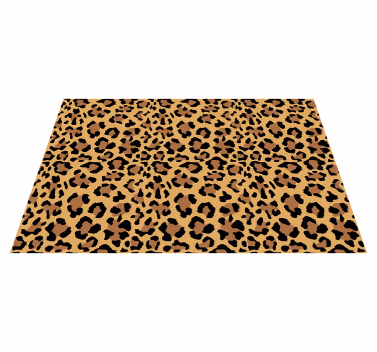 Covor vinil print animalier model leopard - TenStickers