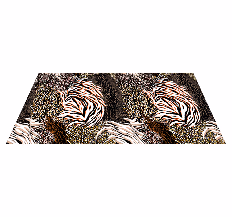 Covor vinil print animalier modele zebră izbitoare - TenStickers