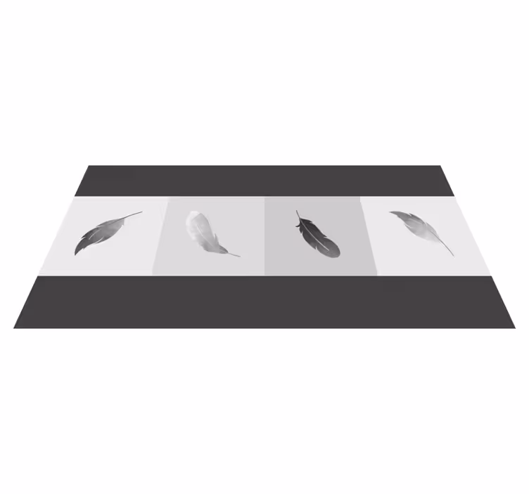 Covor vinil animal minimalismul cu pene - TenStickers