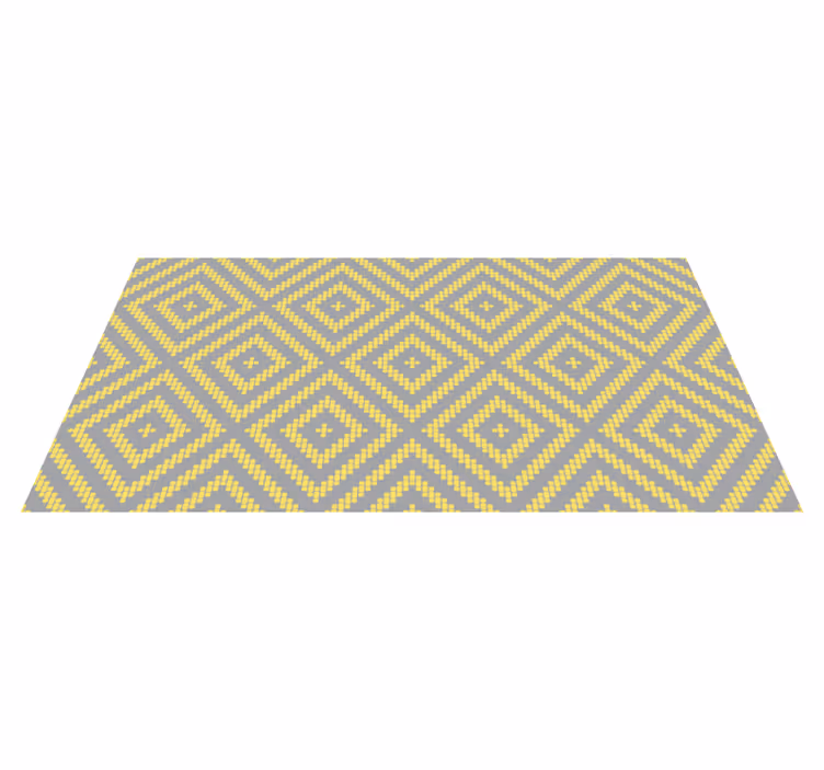 Covoare geometrice rombe pantone - TenStickers