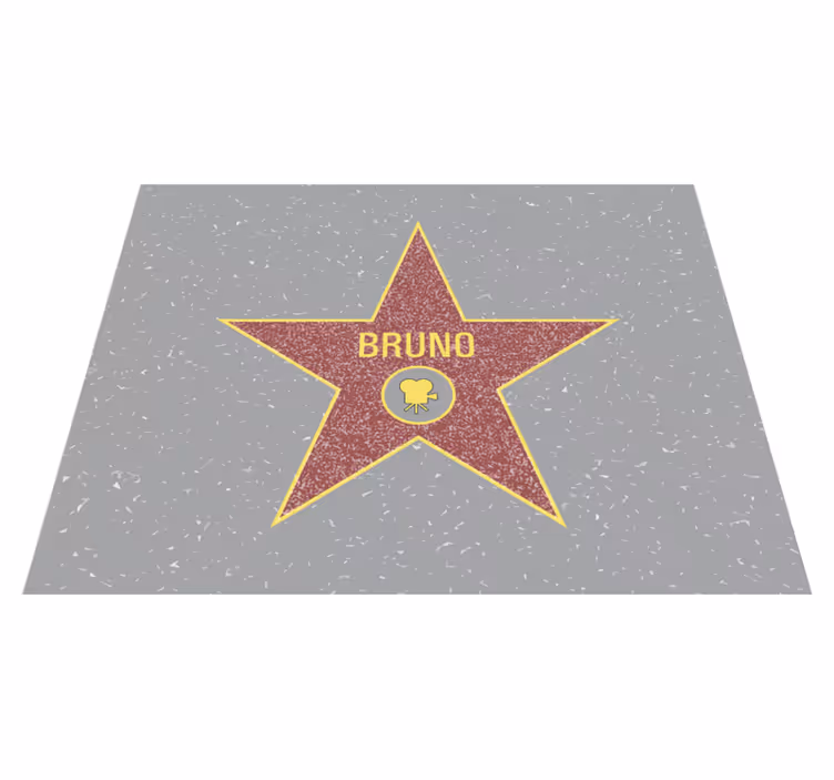 Covor de vinil cu nome recunoașterea stelelor - TenStickers