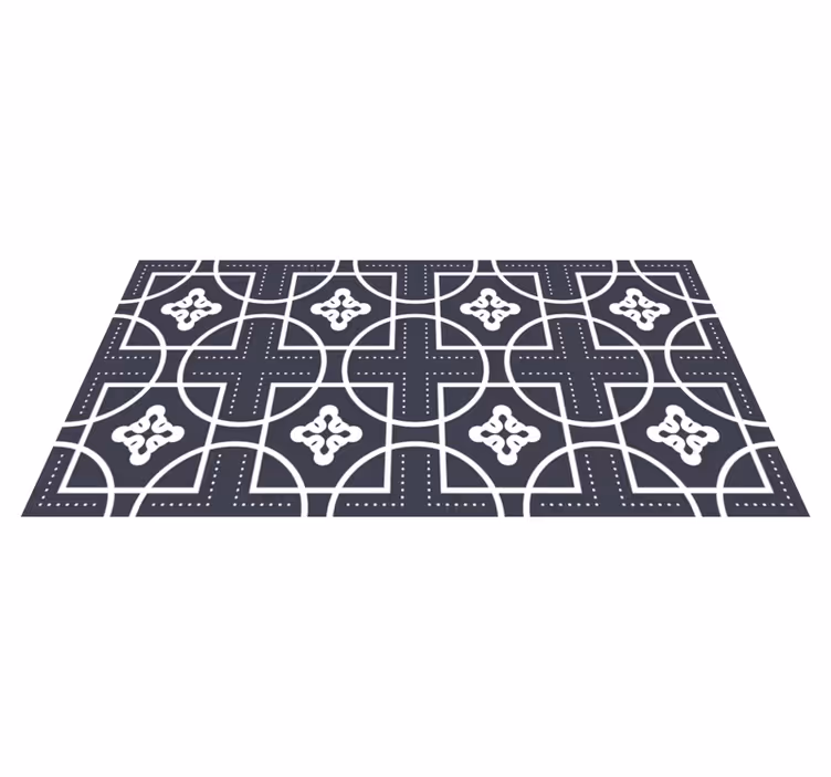Covor de vinil geometric joc de formă - TenStickers
