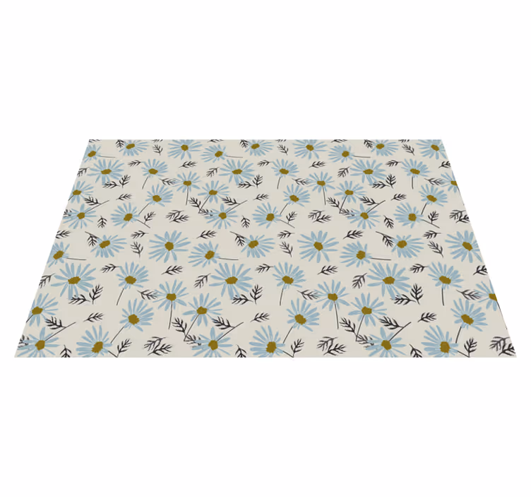 Covor de vinil hol prospețime florală - TenStickers