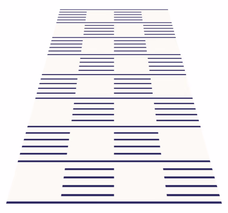 Covor de vinil hol modele liniare elegante - TenStickers