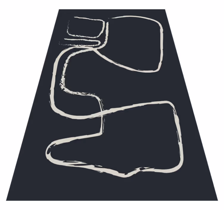 Covor vinil minimalist modele de linii abstracte - TenStickers