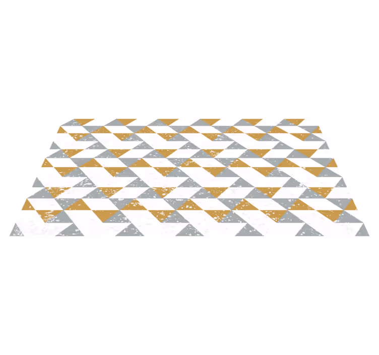 Gresie, pardoseala bucatariei, geometrica, grunge - TenStickers