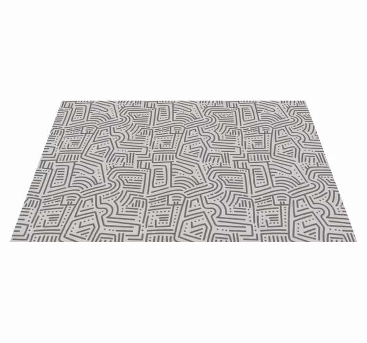 Covor din vinil de culoare nordică, abstract, în stil nordic - TenStickers