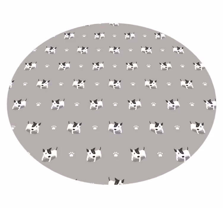 Covor vinil animal model drăguț de cățeluș - TenStickers