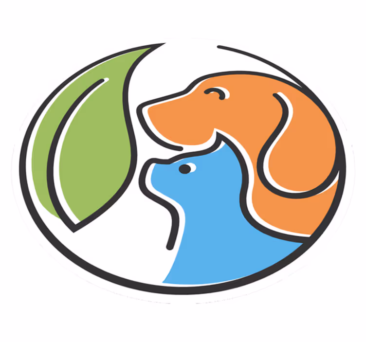 Covor vinil animal fețe abstracte de animale - TenStickers