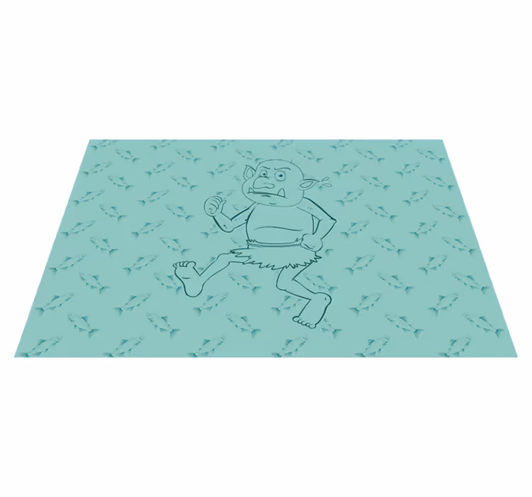 Alții covor de vinil personaj de desene animate fugar - TenStickers