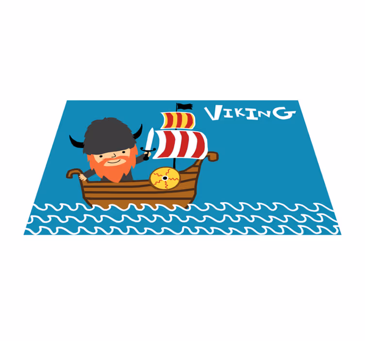 Alții covor de vinil aventură vikingă - TenStickers