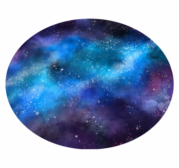 Copii nebula space covor de vinil pentru copii - TenStickers
