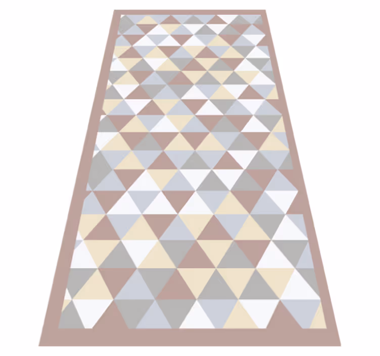 Covor din vinil cu forme geometrice colorate - TenStickers