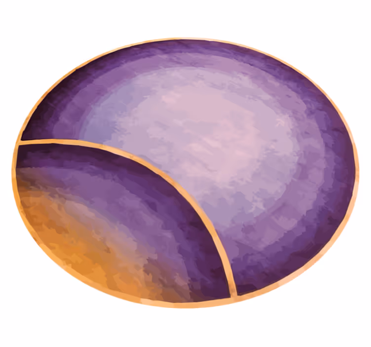 Covor de vinil violet sfere gradiente - TenStickers