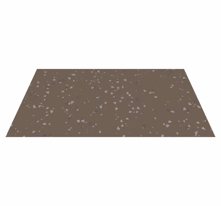 Covor maro și cenușiu cu textură terrazzo - TenStickers
