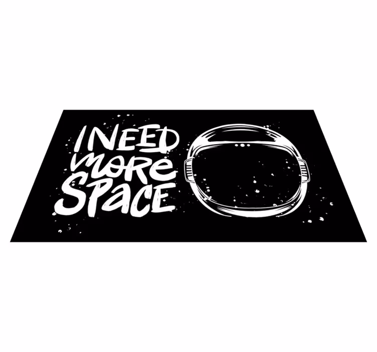 Covoare de vinil cu fraze am nevoie de spațiu - TenStickers